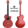 CHITARRA ACUSTICA NATASHA ASTEROID IMPERIAL RED IN FIBRA DI CARBONIO